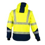 Kurtka Softshell Rip-stop ostrzegawcza z odpinanymi rękawami VIZWELL VWJK521Y/XXL - 3
