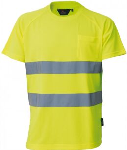 T-shirt ostrzegawczy VIZWELL VWTS01-BY/XXL
