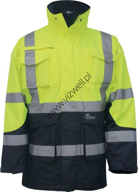 Kurtka RIPSTOP odblaskowa VIZWELL VWJK05-BYN/XXXL