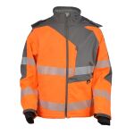 Kurtka SOFTSHELL ostrzegawcza o intensywnej widzialności VIZWELL VWJK267YG/XXXL - 3