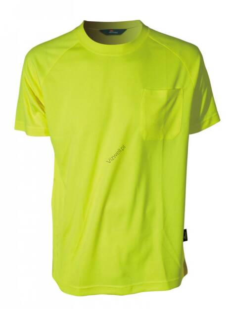 T-Shirt CoolPass w kolorach fluorescencyjnych VIZWELL VWTS10-AY/M
