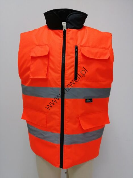 Kamizelka odblaskowa ocieplana VIZWELL VW104O/XXXL robocza