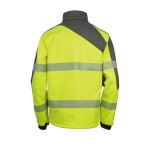 Kurtka SOFTSHELL ostrzegawcza o intensywnej widzialności VIZWELL VWJK267YG/XXXXL - 4